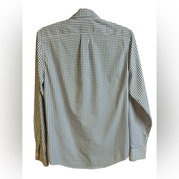 Vineyard Vines Boys Long Sleeve Slim Fit Button Down Blue Gingham Dress Shirt XS - Picture 2 of 5